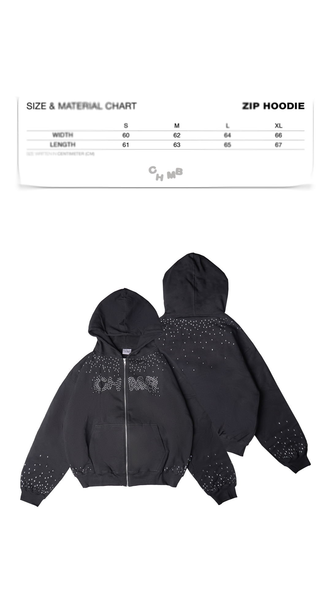 Chambre - Boxy Zip Star Drip DG