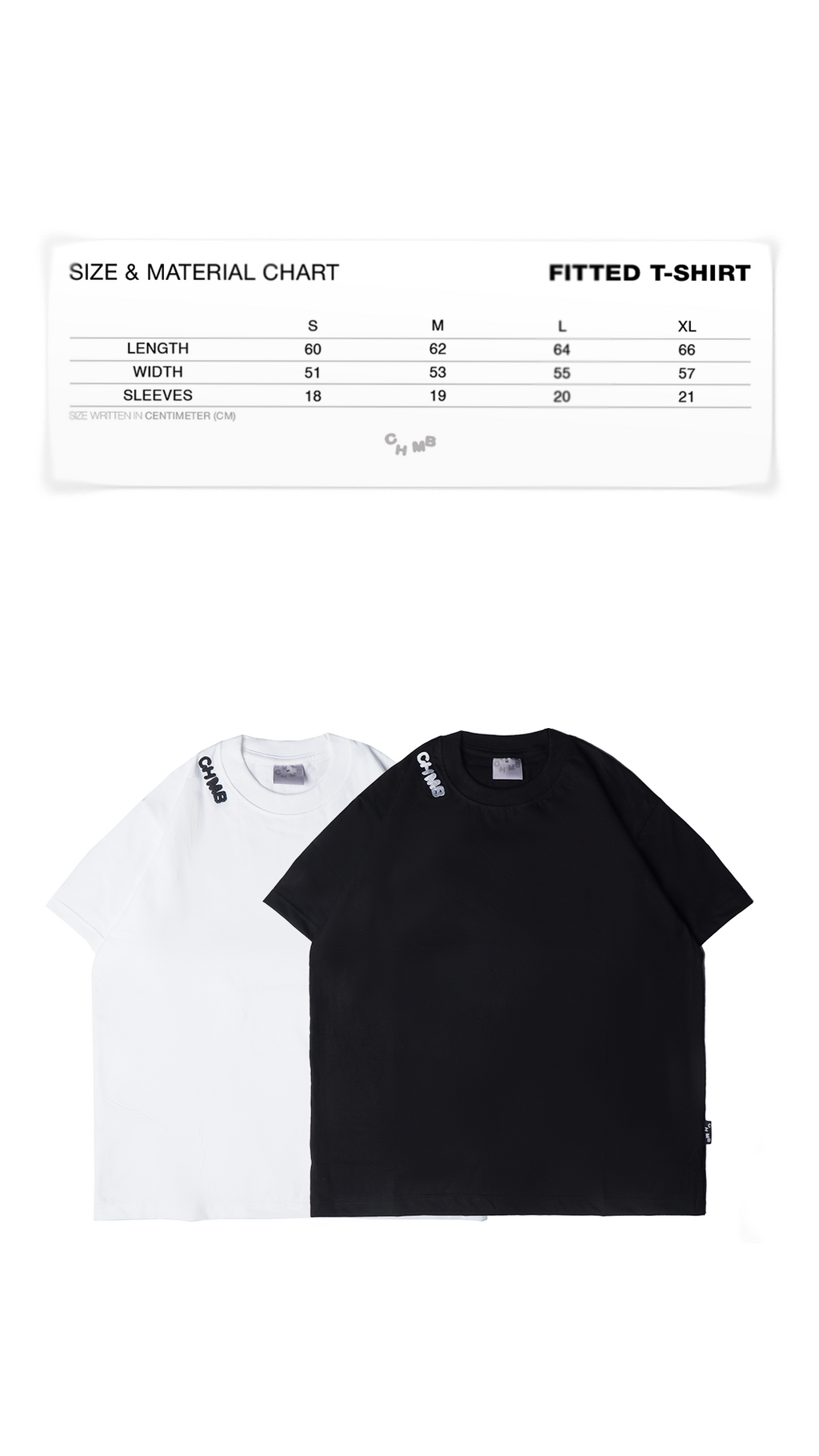 Chambre - Fitted Tee Core Black