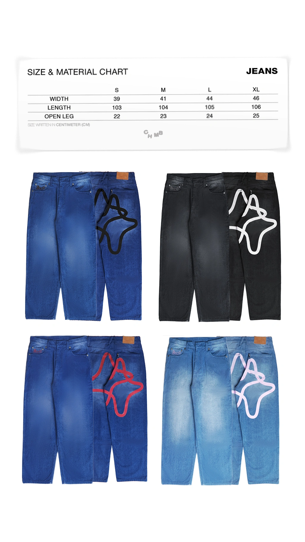 Chambre - Jeans White Star