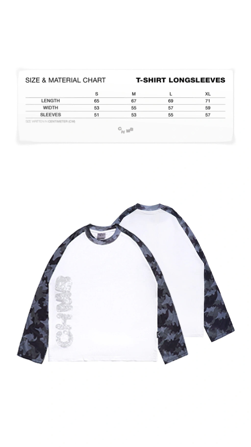 Chambre - Long Sleeves Raglan Cliff Camo
