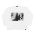 99 Clover - "XRAY" WAFFLE KNIT LONGSLEEVE WHITE