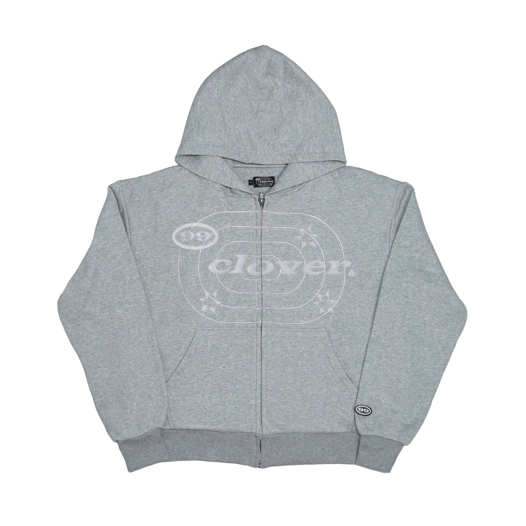 99 Clover - "EASY" ZIP-UP GREY