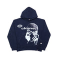 99 Clover - "CLOVER VISION" OVERSIZED HOODIE NAVY