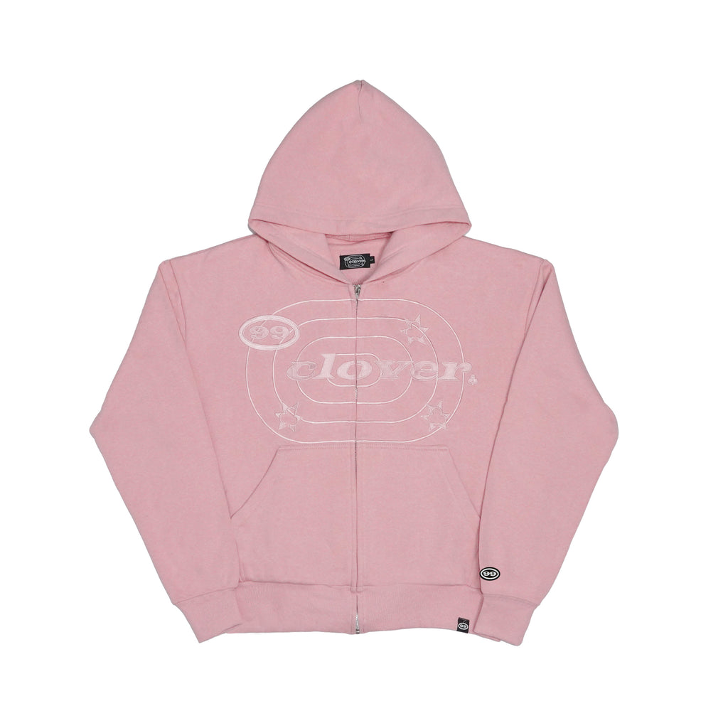 99 Clover - "EASY" ZIP-UP PINK