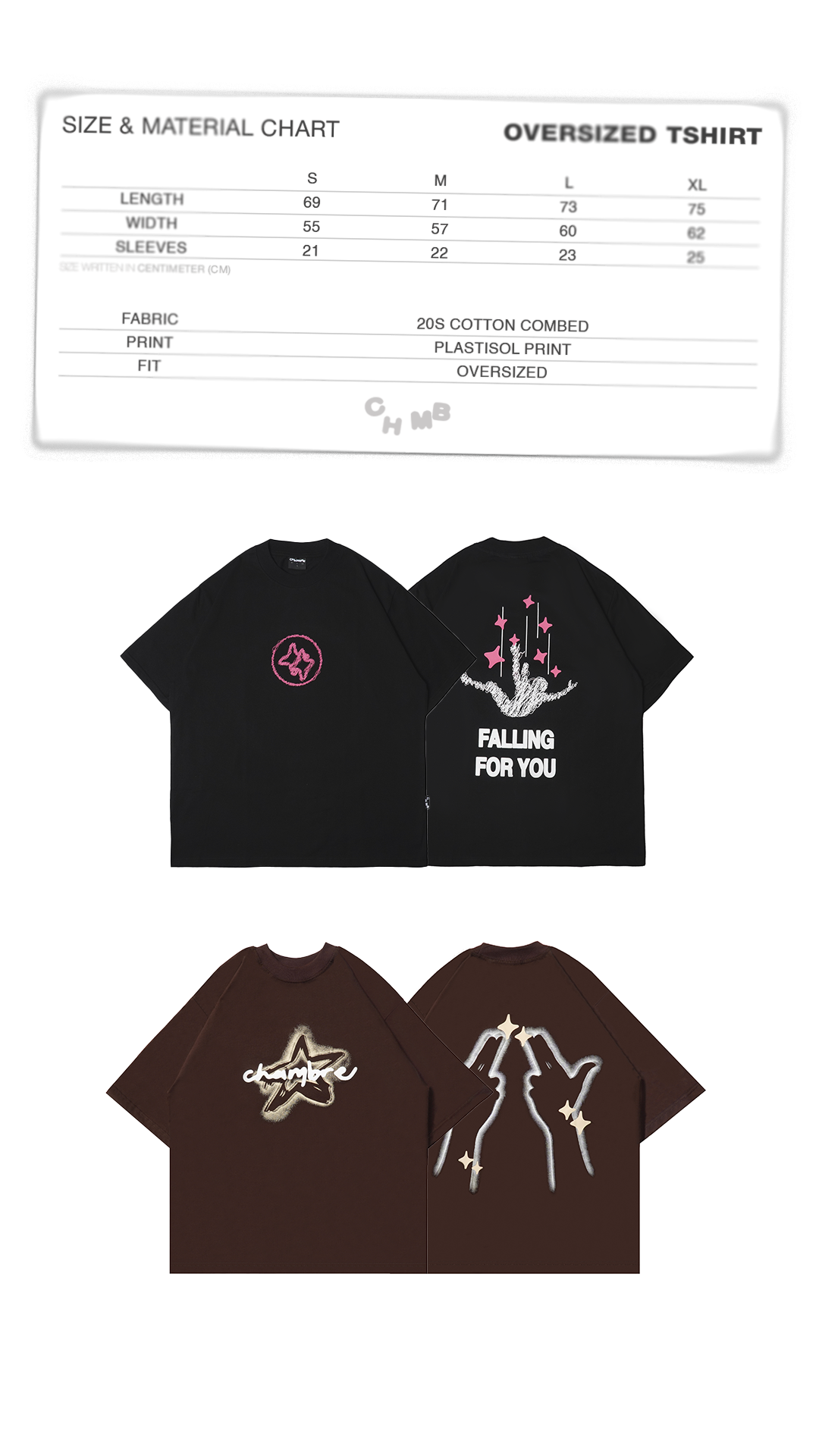 Chambre - Oversized Tee - Hand Sign