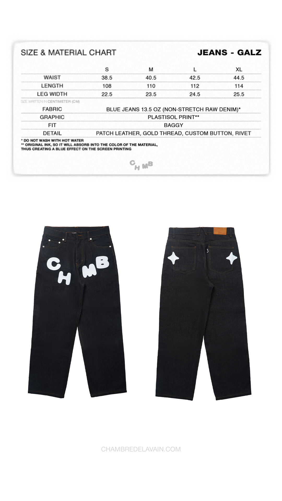 Chambre - Jeans - Galz