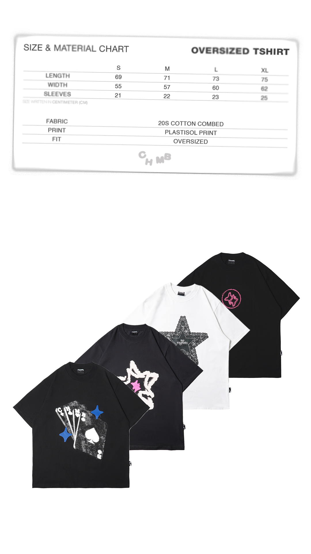 Chambre - Oversized Tee - Fallin