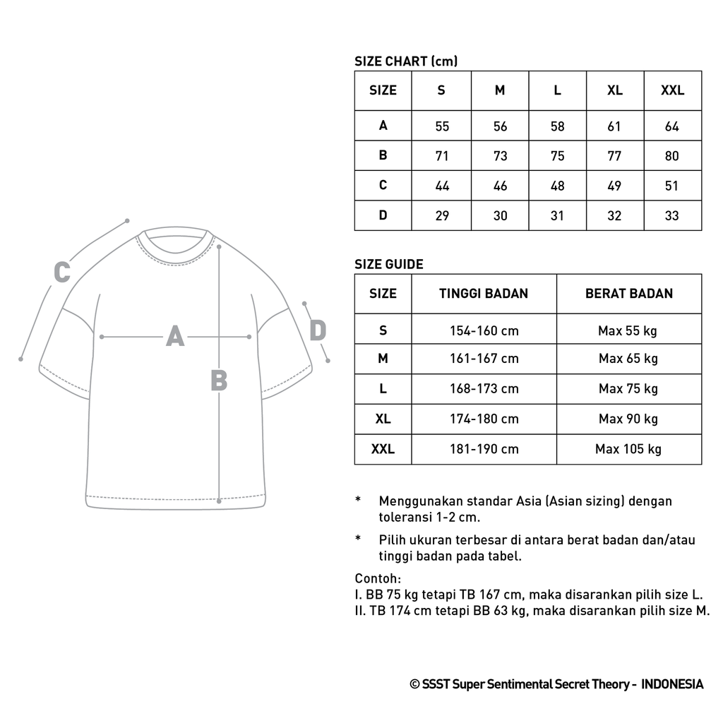 SSST x SVG - The Initial Tee Navy