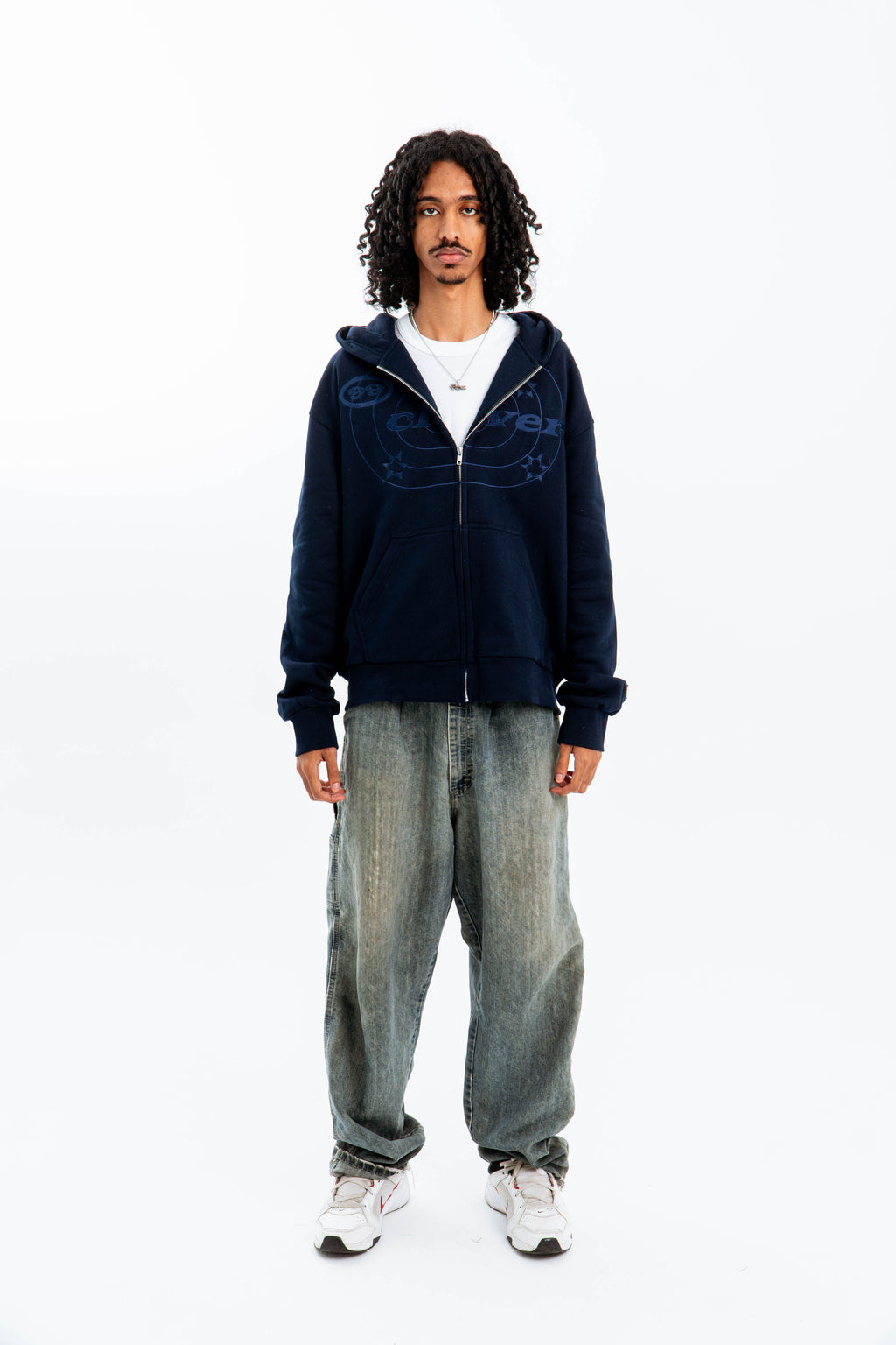 99 Clover - "EASY" ZIP-UP NAVY