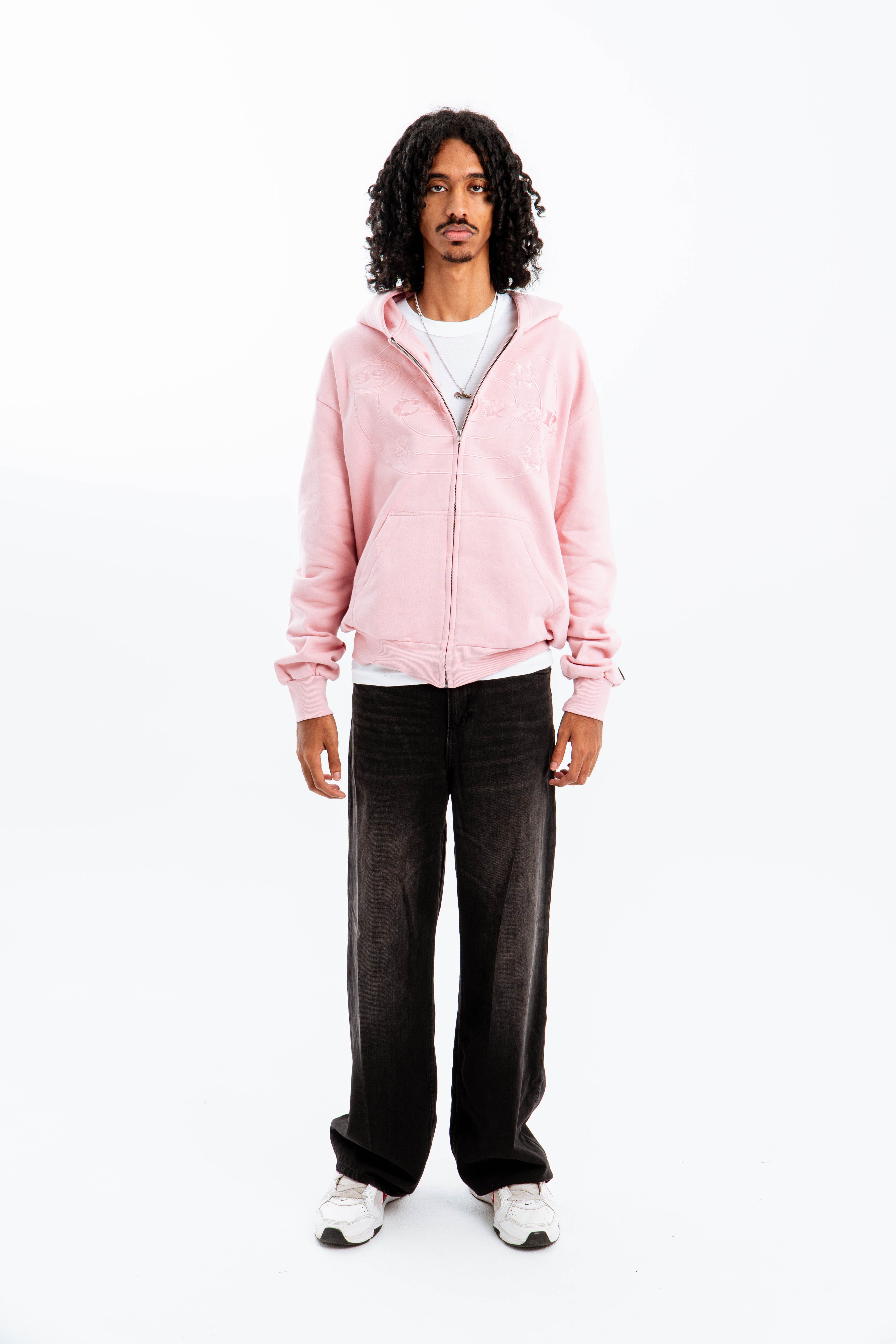 99 Clover - "EASY" ZIP-UP PINK