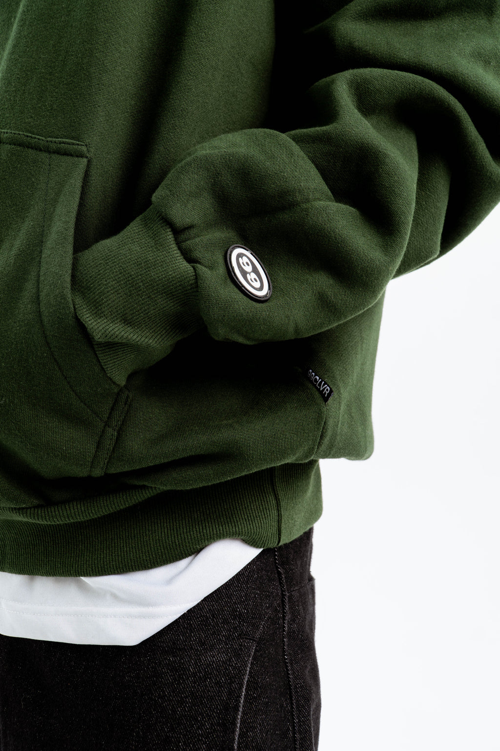 99 Clover - "FEELING LUCKY" OVERSIZED HOODIE GREEN