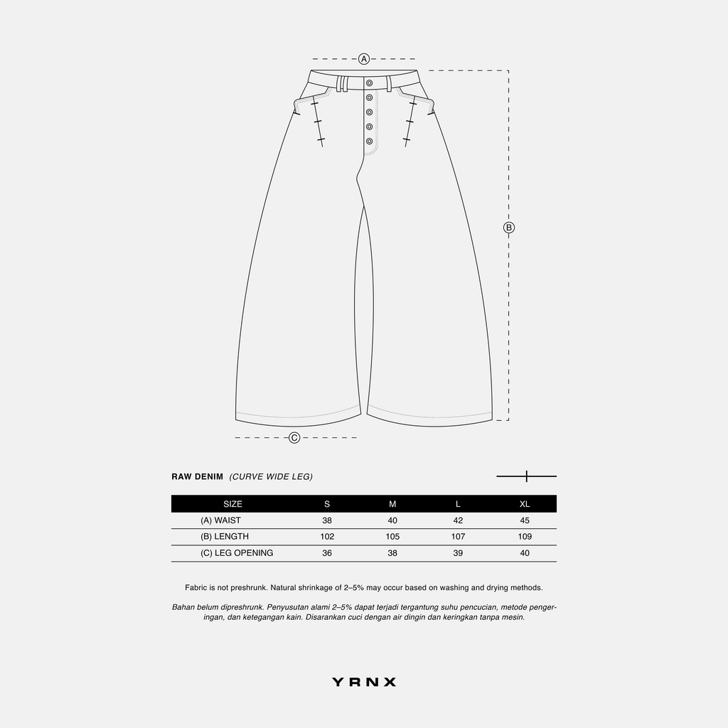 YRNX - Noise Raw Denim