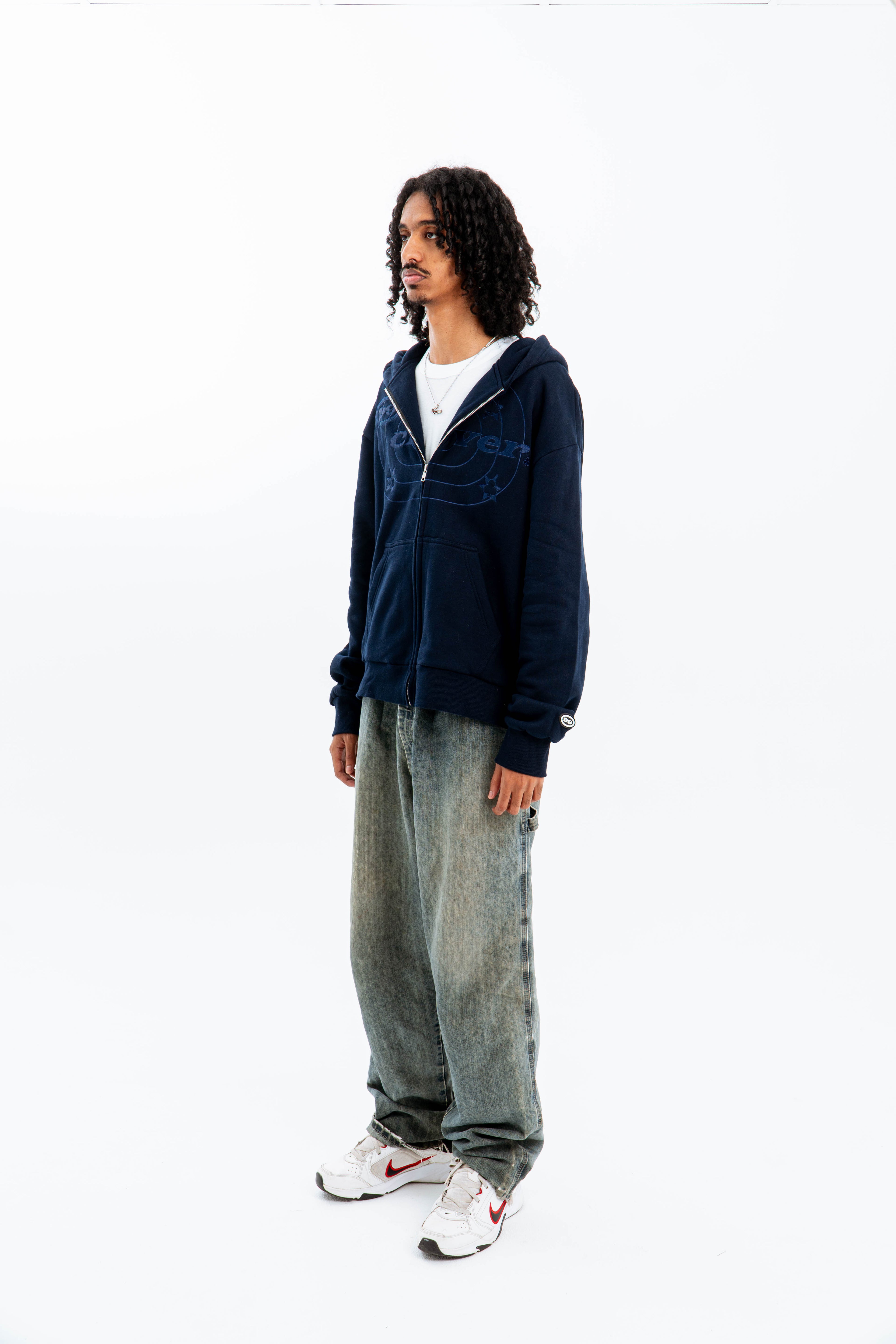 99 Clover - "EASY" ZIP-UP NAVY