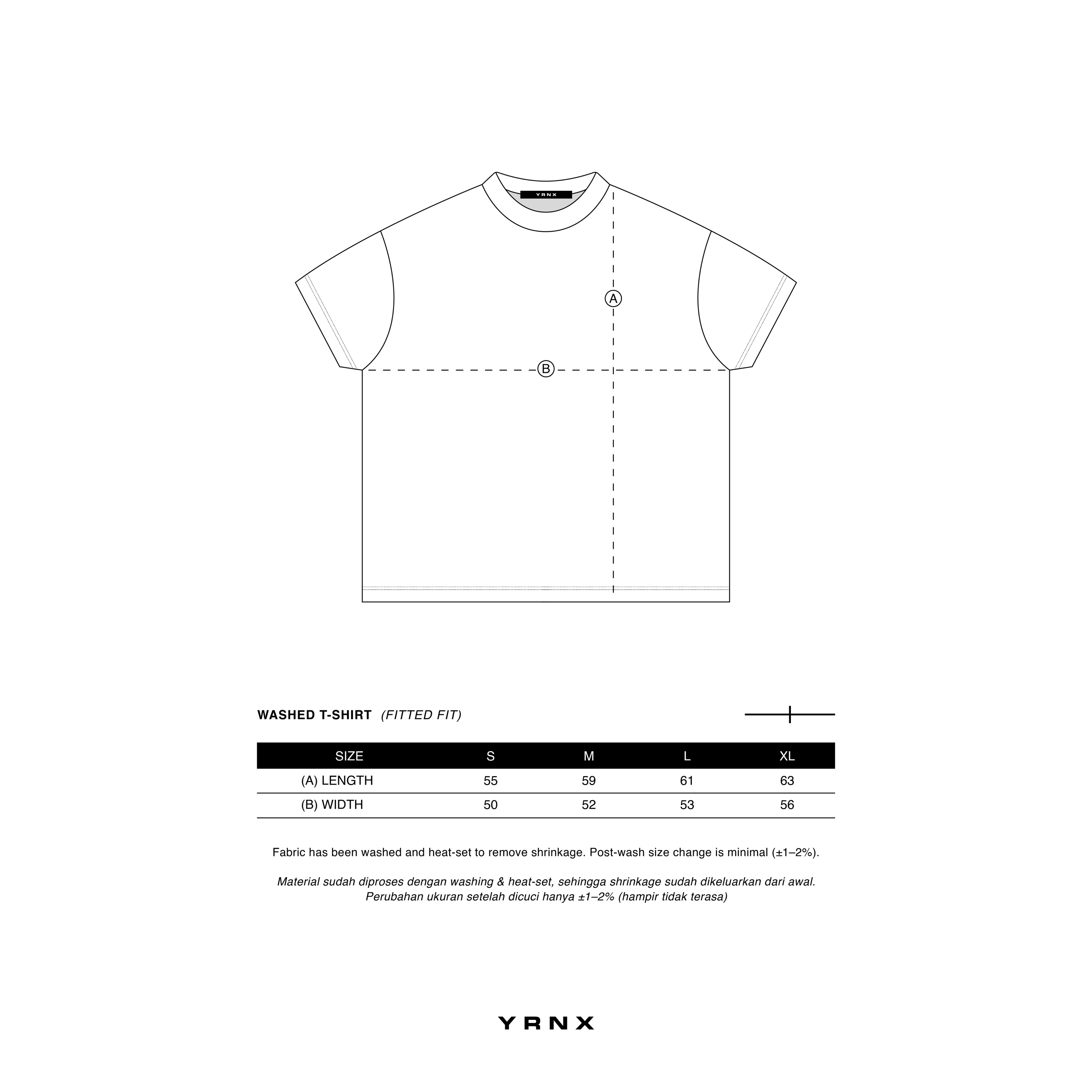 YRNX - Hardcore Fitted Tee