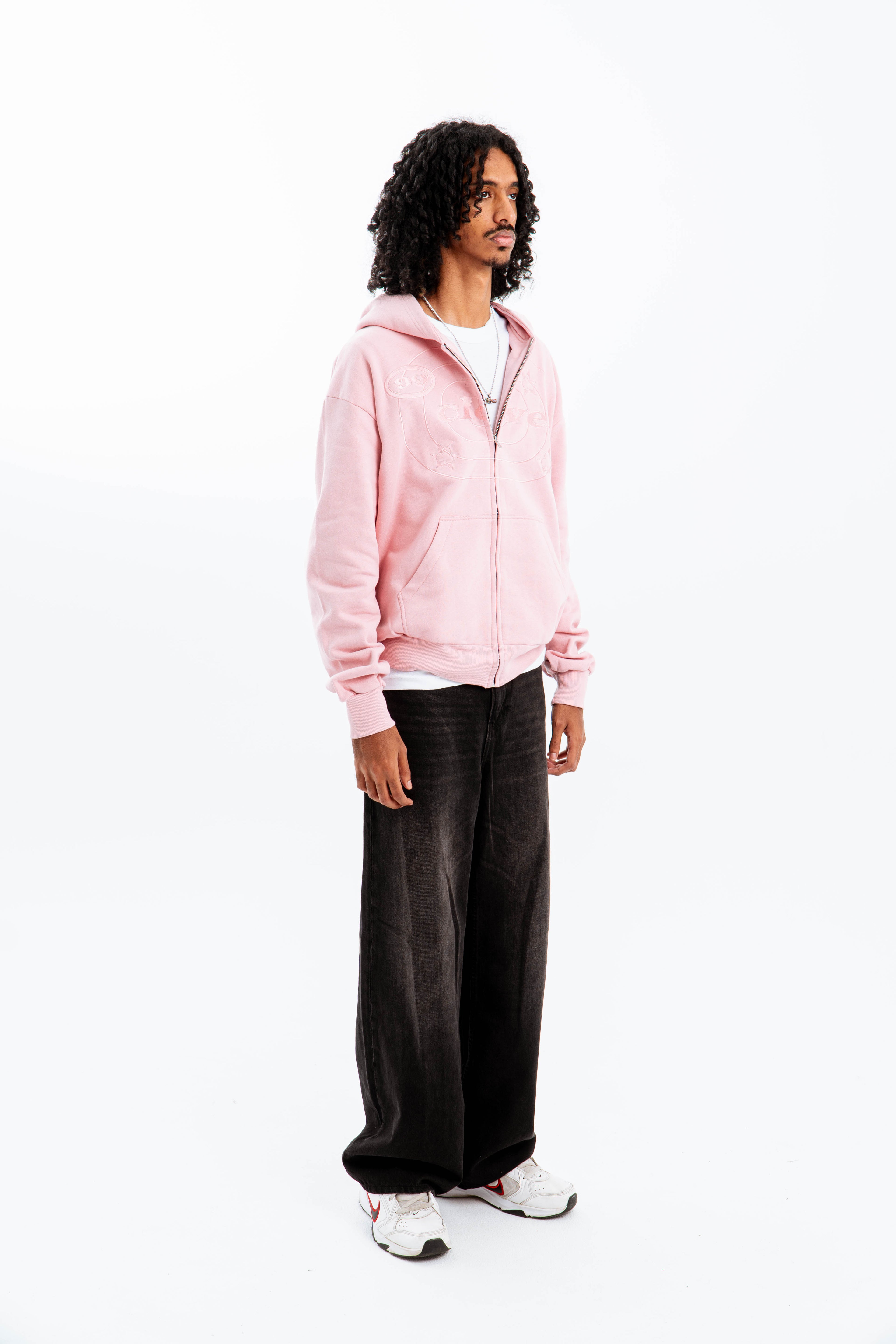 99 Clover - "EASY" ZIP-UP PINK