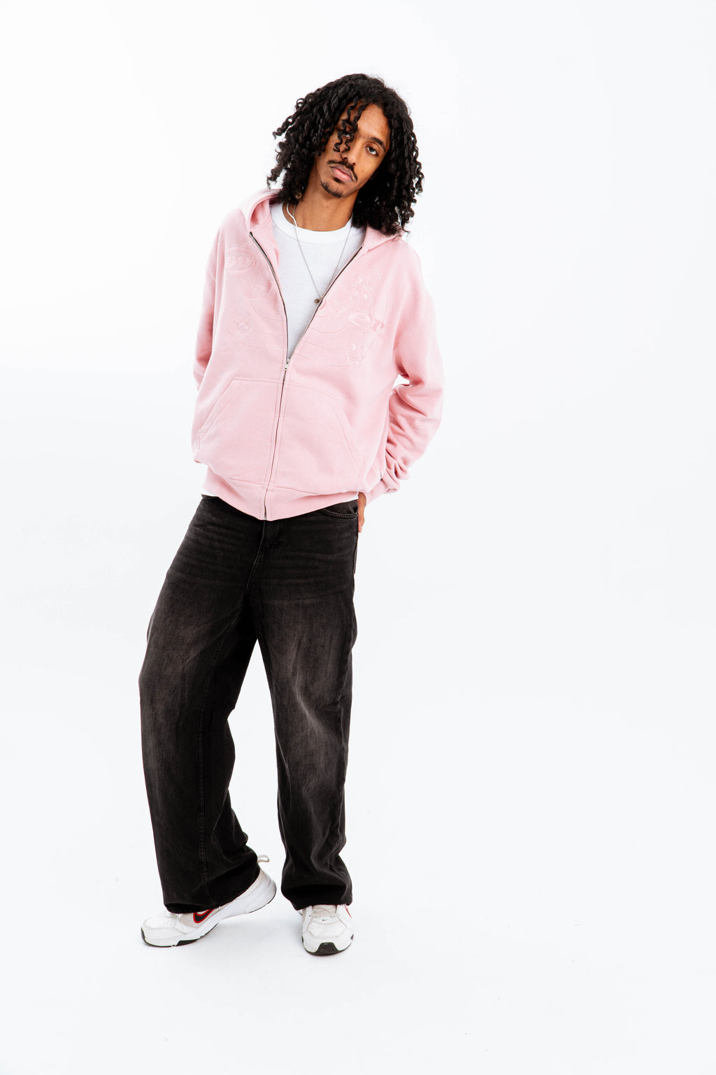 99 Clover - "EASY" ZIP-UP PINK