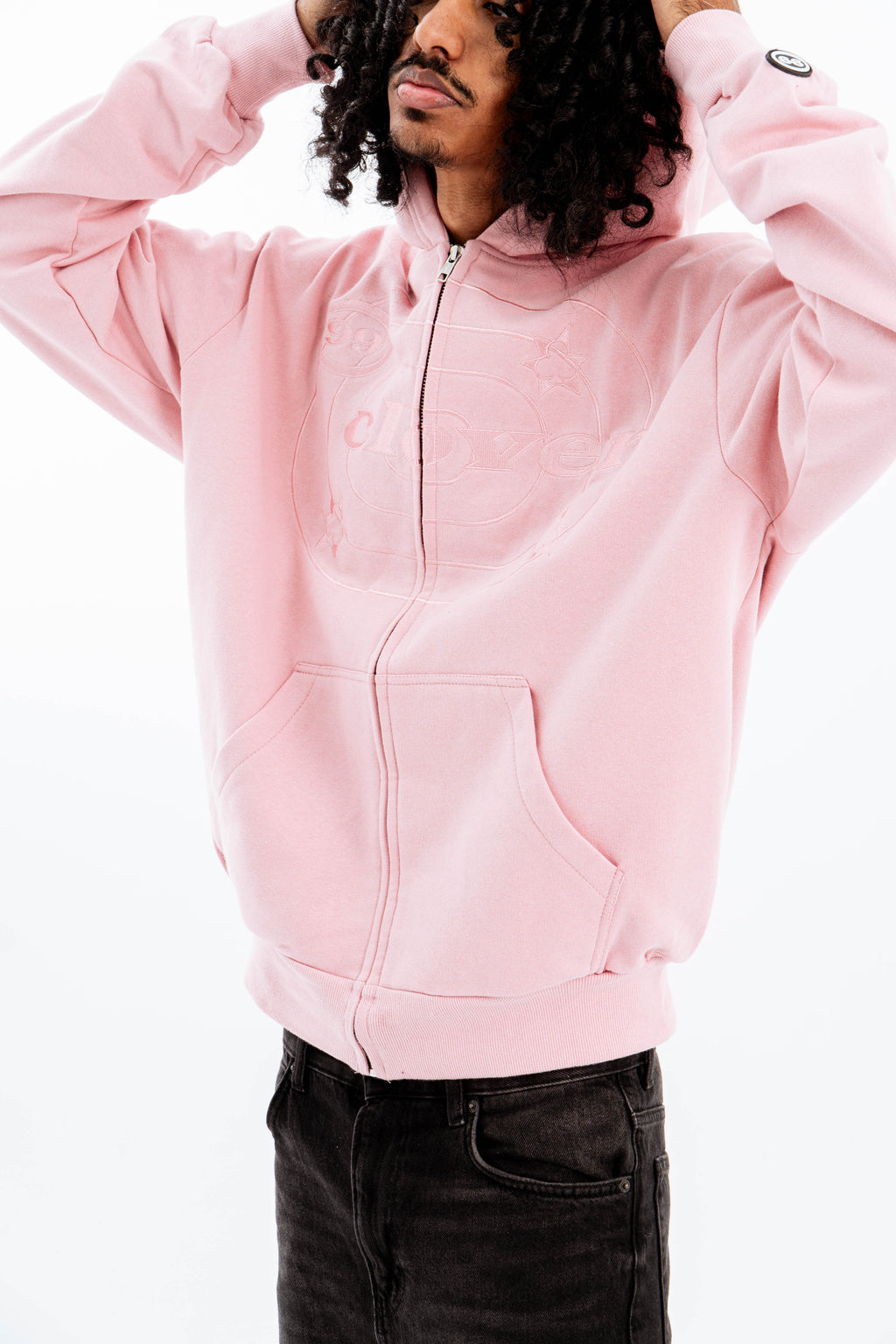 99 Clover - "EASY" ZIP-UP PINK