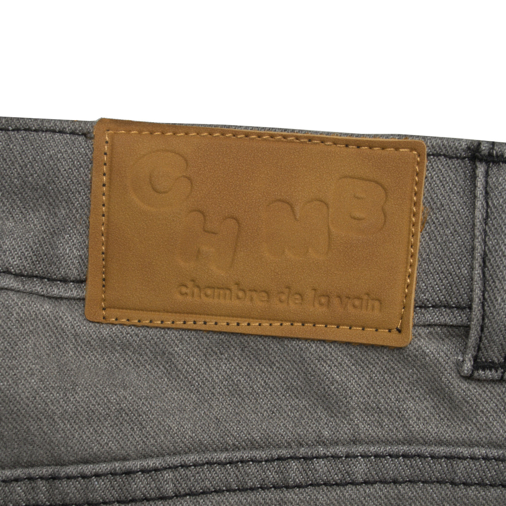Chambre - Baggy Jeans Leather Absurd Grey