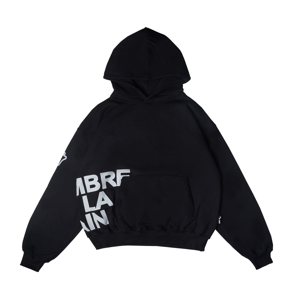 Chambre - Boxy Hoodie Flank Black