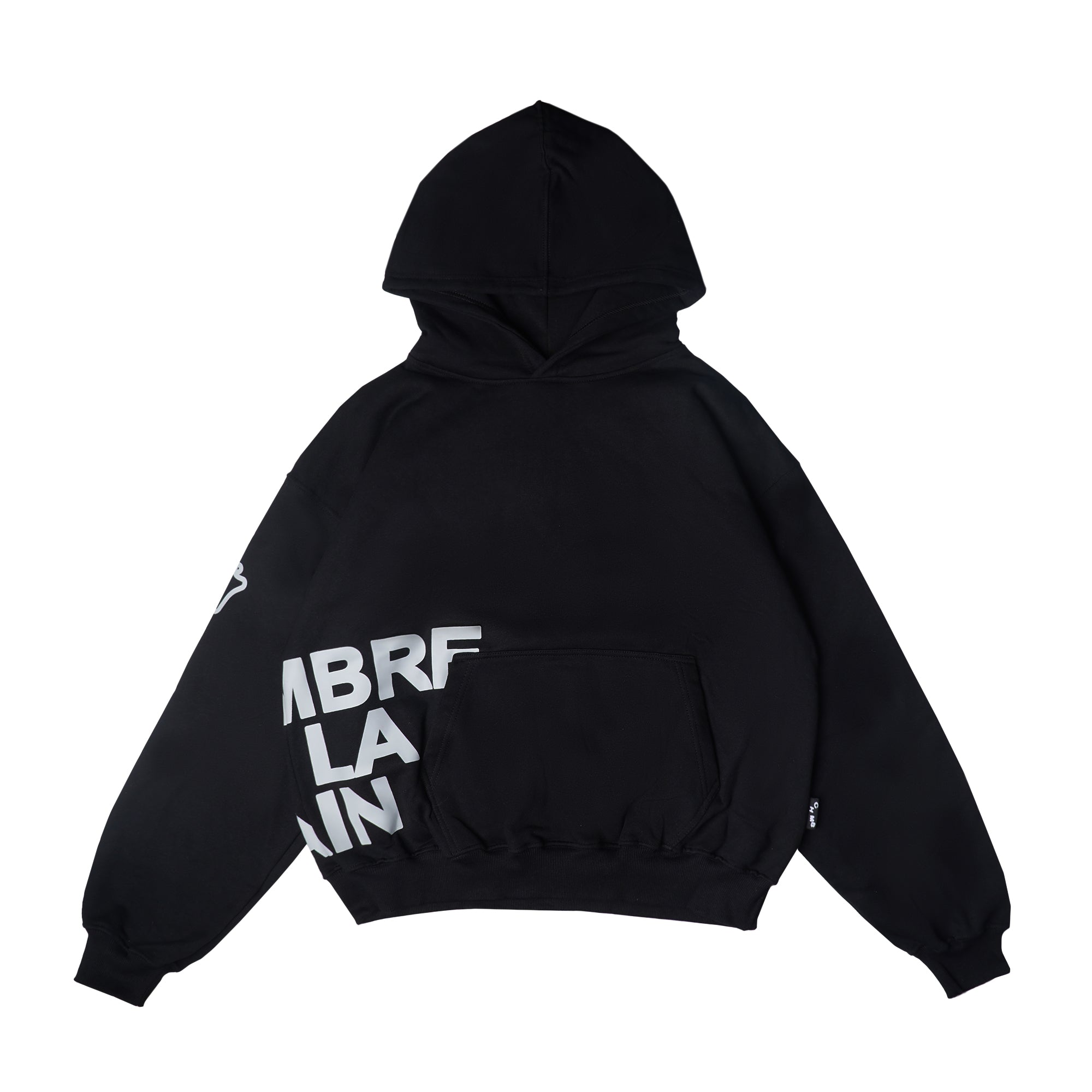 Chambre - Boxy Hoodie Flank Black