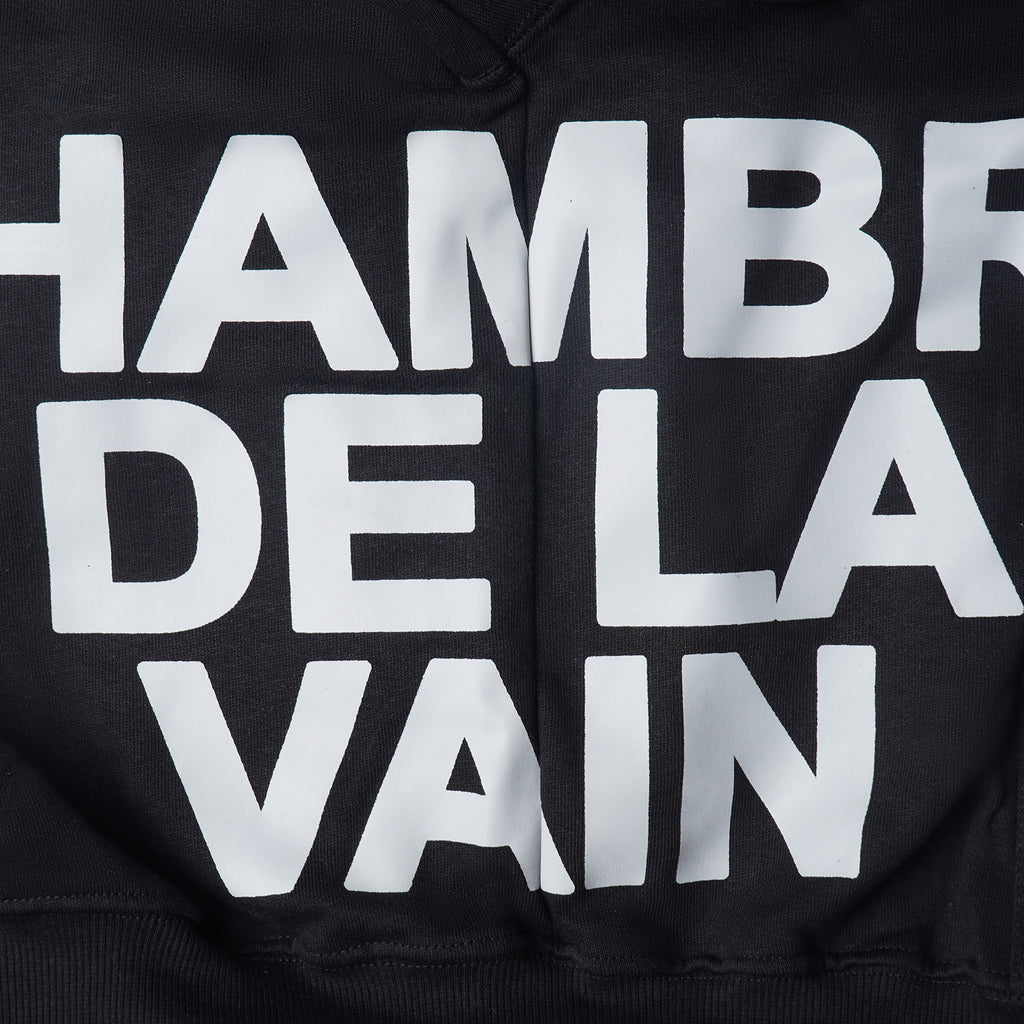 Chambre - Boxy Hoodie Flank Black