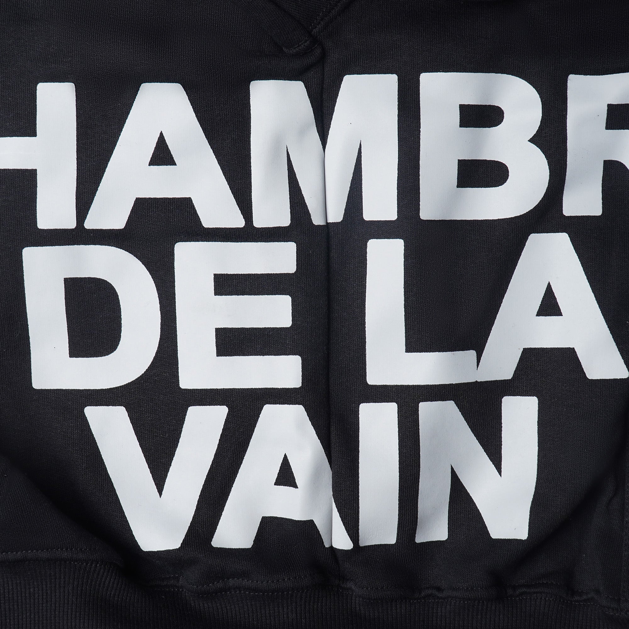 Chambre - Boxy Hoodie Flank Black