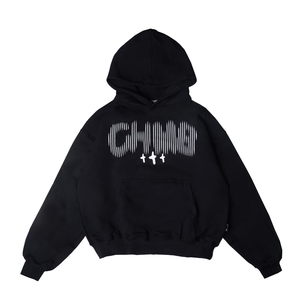 Chambre - Boxy Hoodie Streak Black