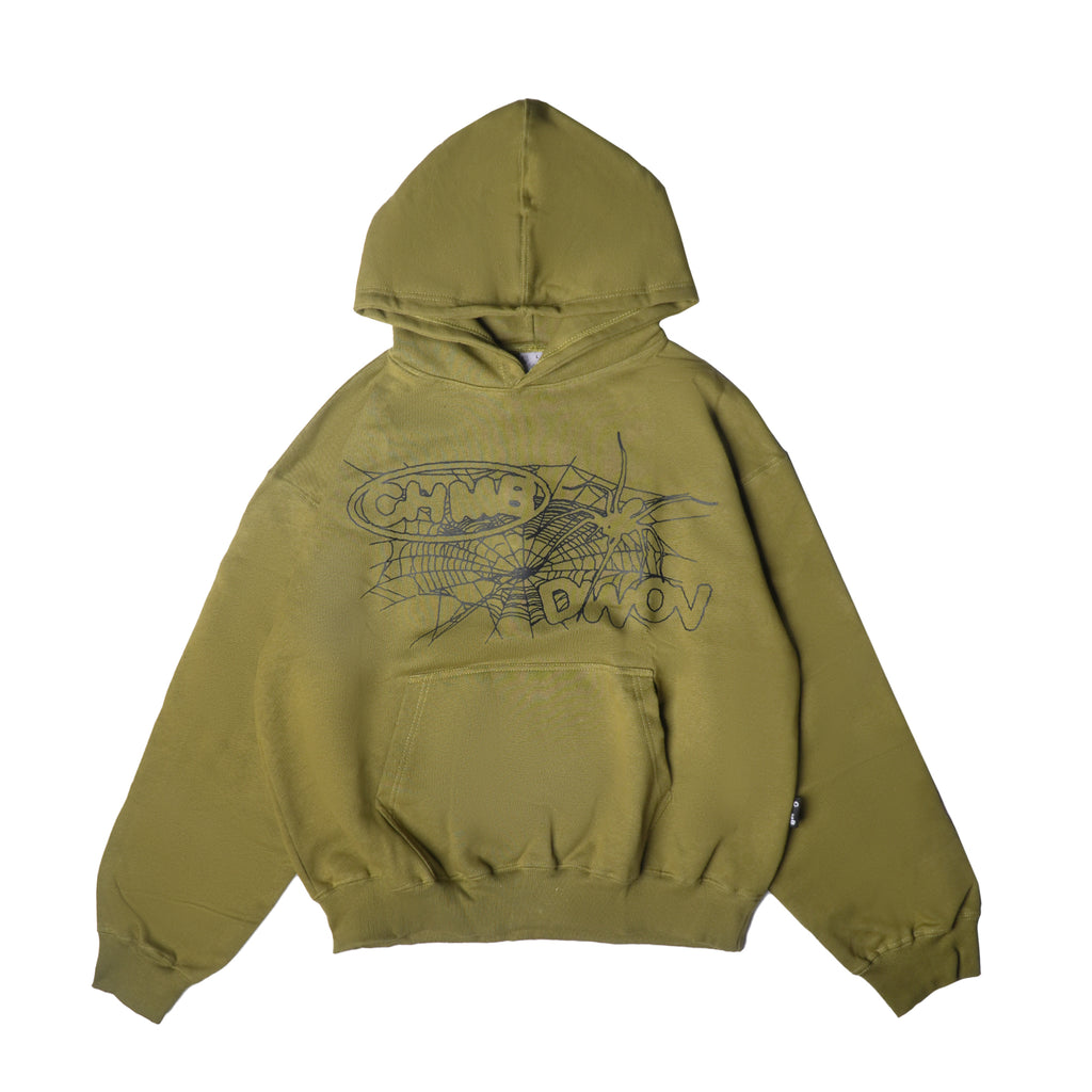 Chambre - Boxy Hoodie Spinner Olive