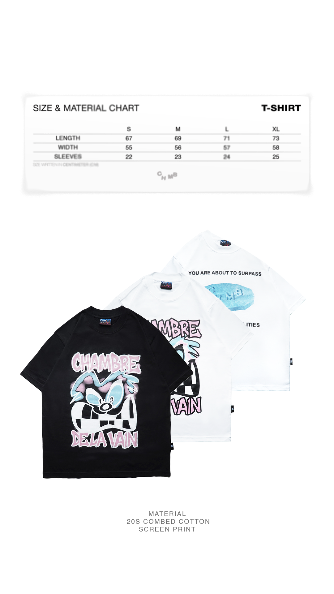 Chambre - Tshirt Mickey Black