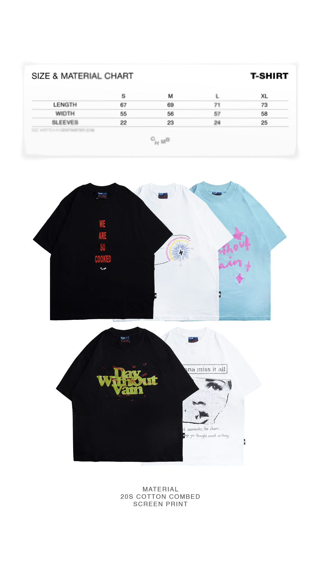 Chambre - T-shirt Clown White
