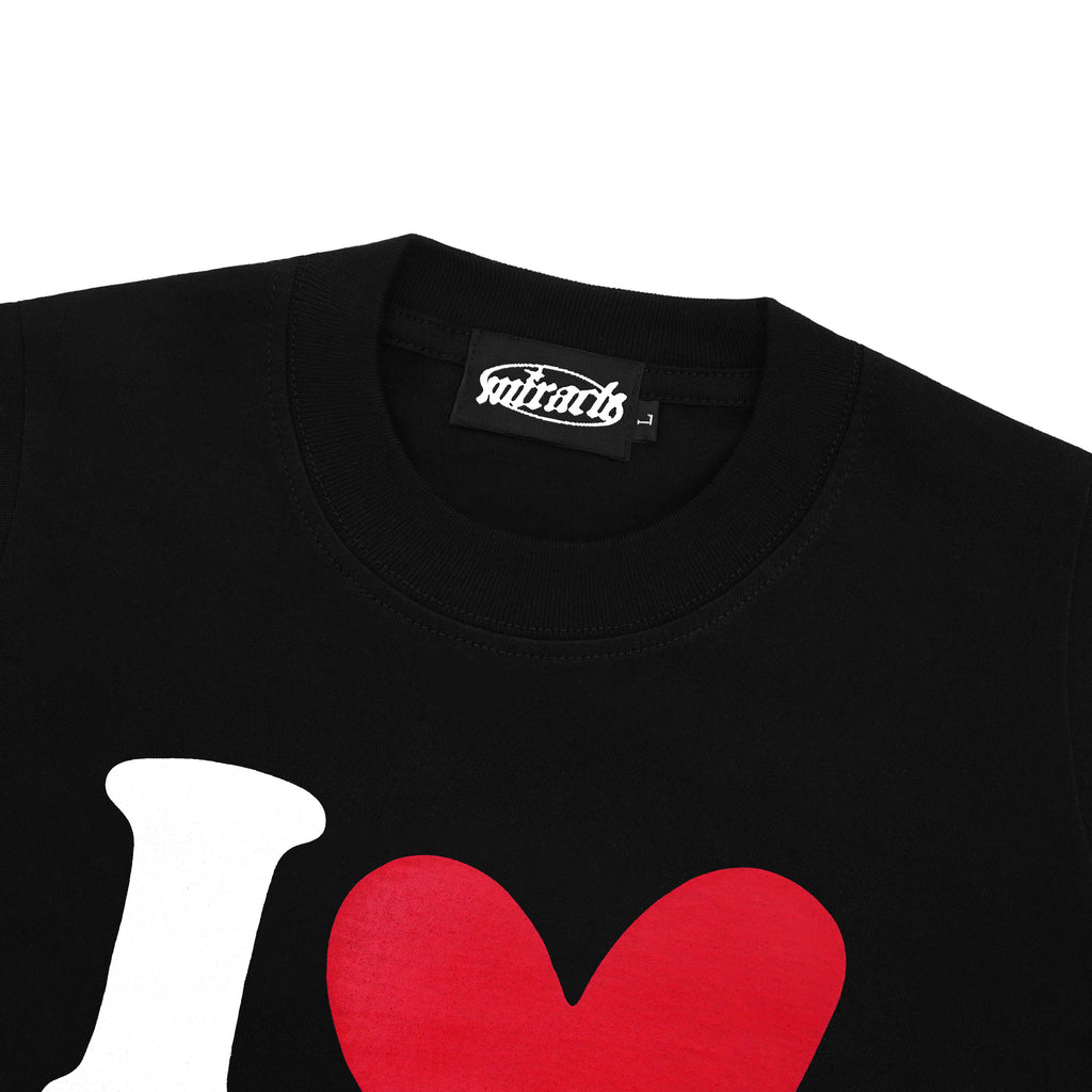 Miracle Mates - Femme Black Baby Tee