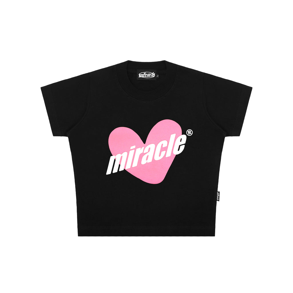 Miracle Mates - Minnaj Black Baby Tee