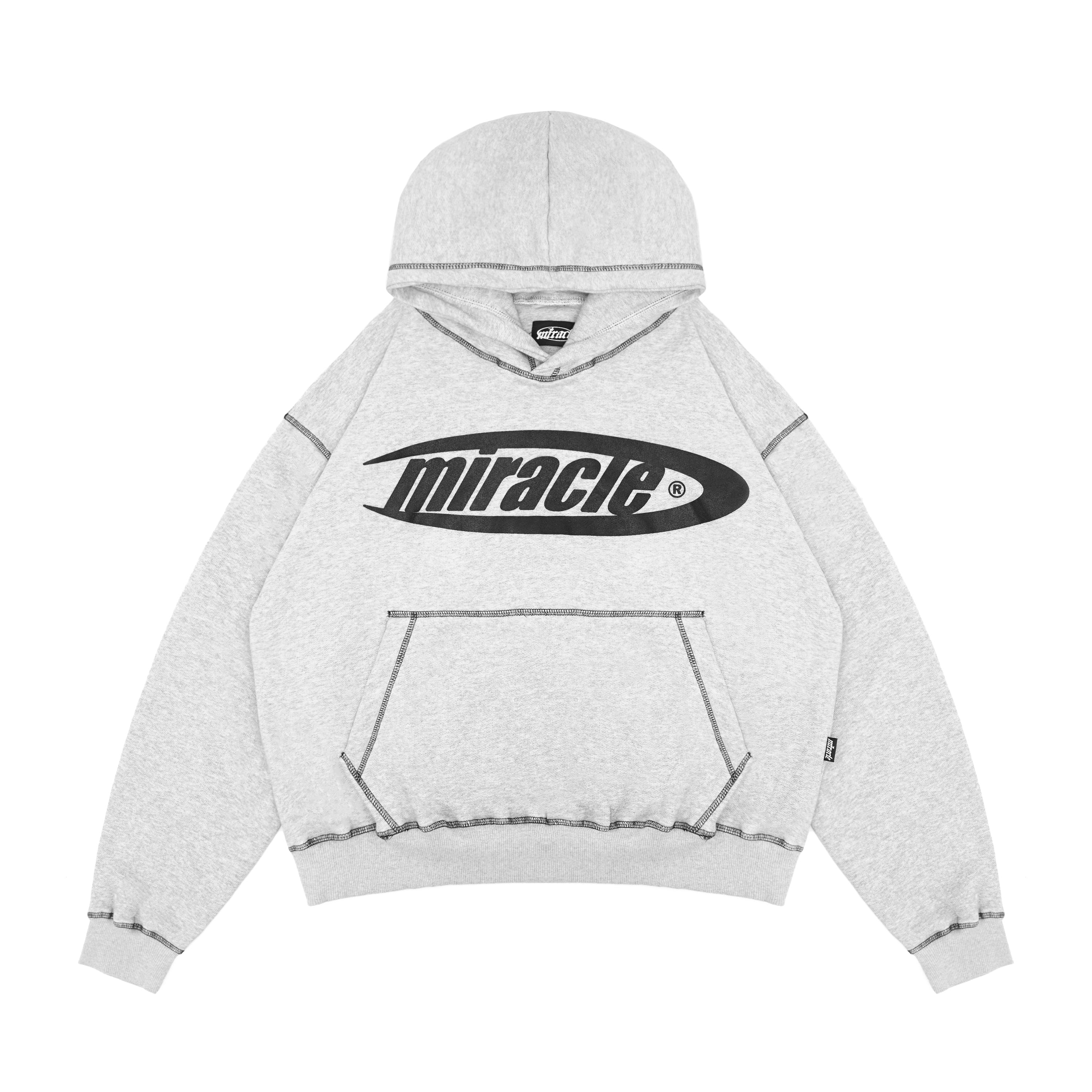 Miracle Mates - Diviser Grey Boxy Hoodie