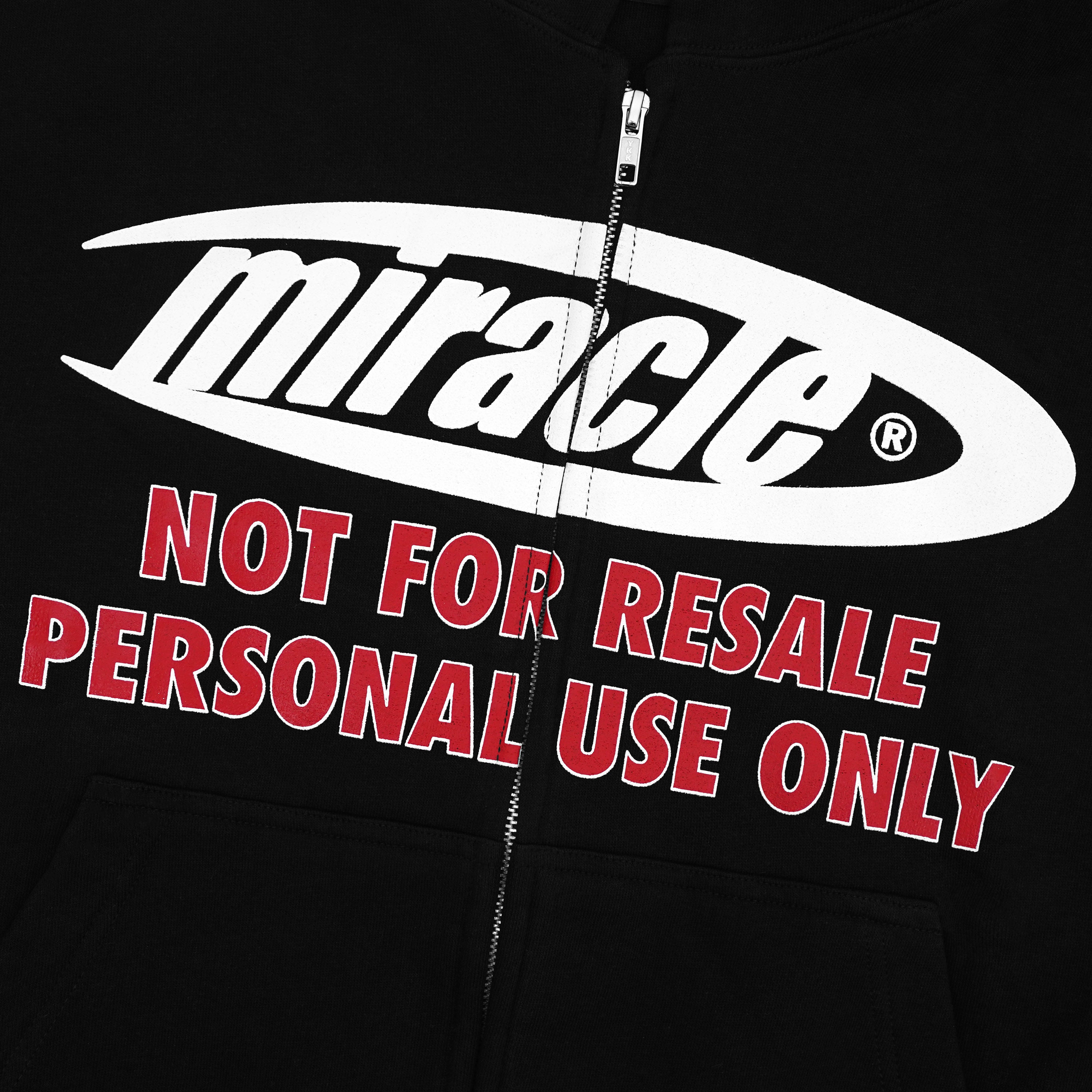 Miracle Mates - Stellins Black Boxy Zip Hoodie