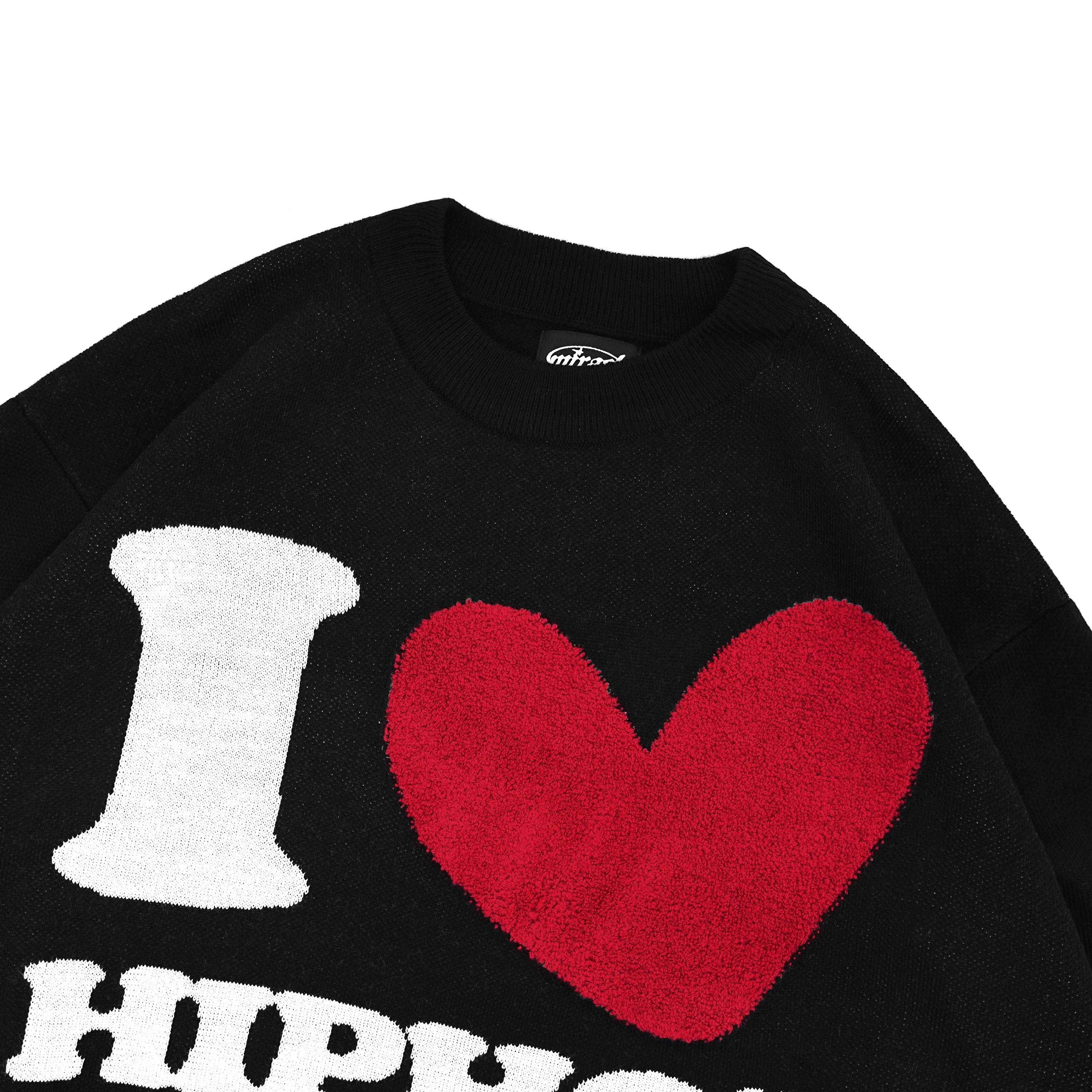 Miracle Mates - Amoor Black Knitwear Oversized