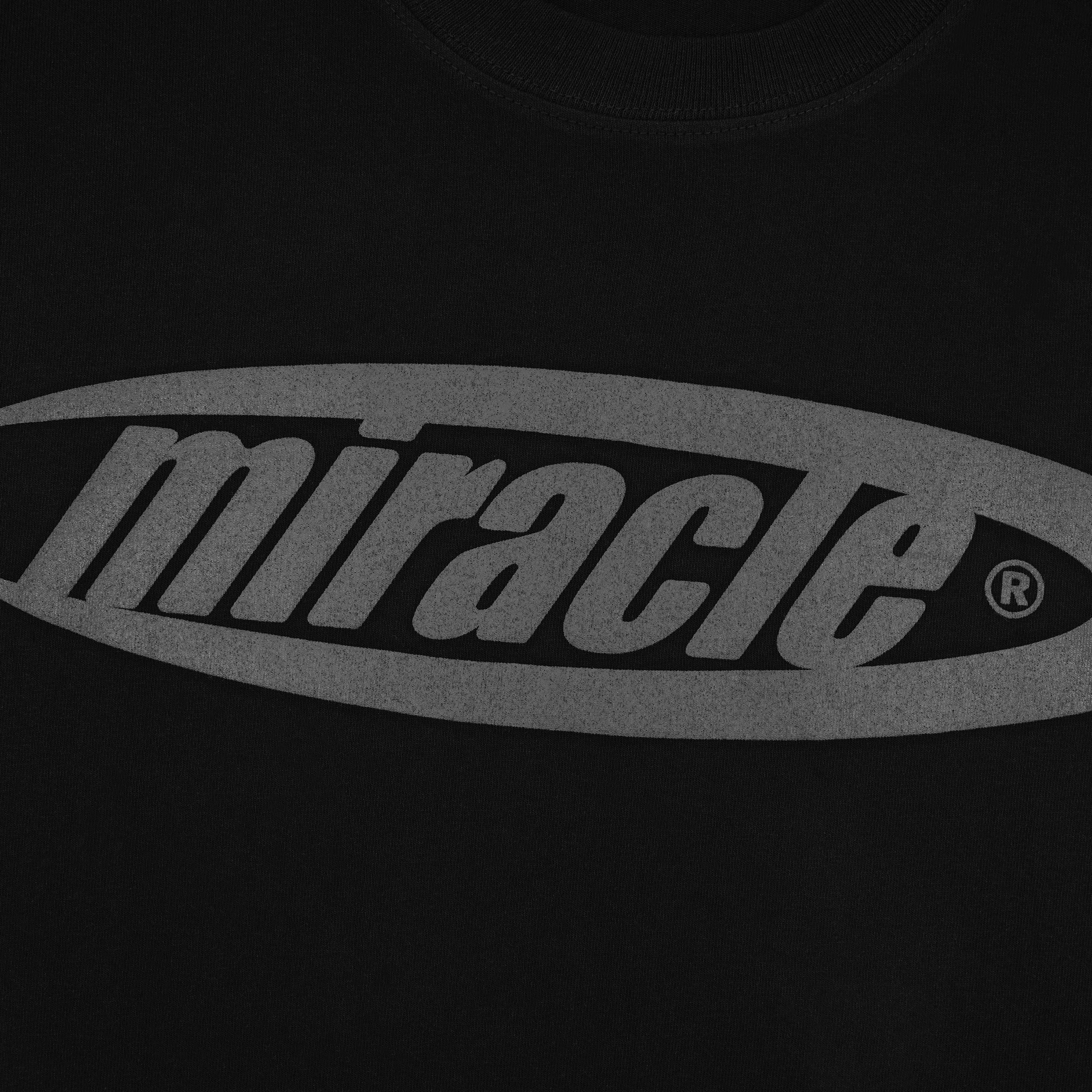 Miracle Mates - Vouta Black Longsleeve Oversized T Shirt