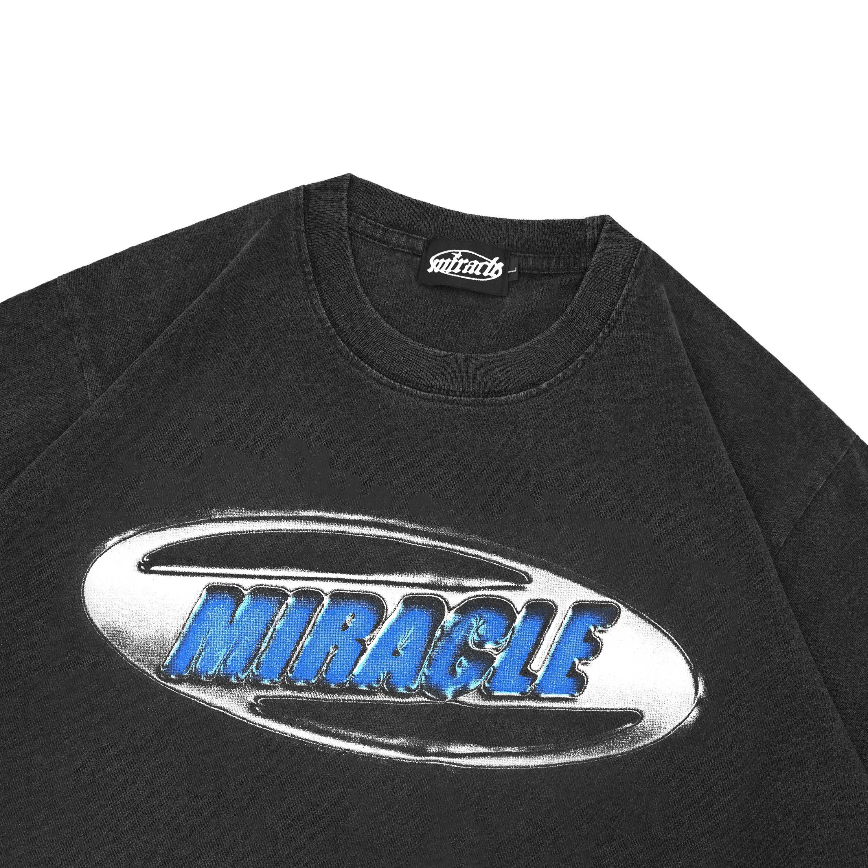 Miracle Mates - Prata Oversized Black T Shirt