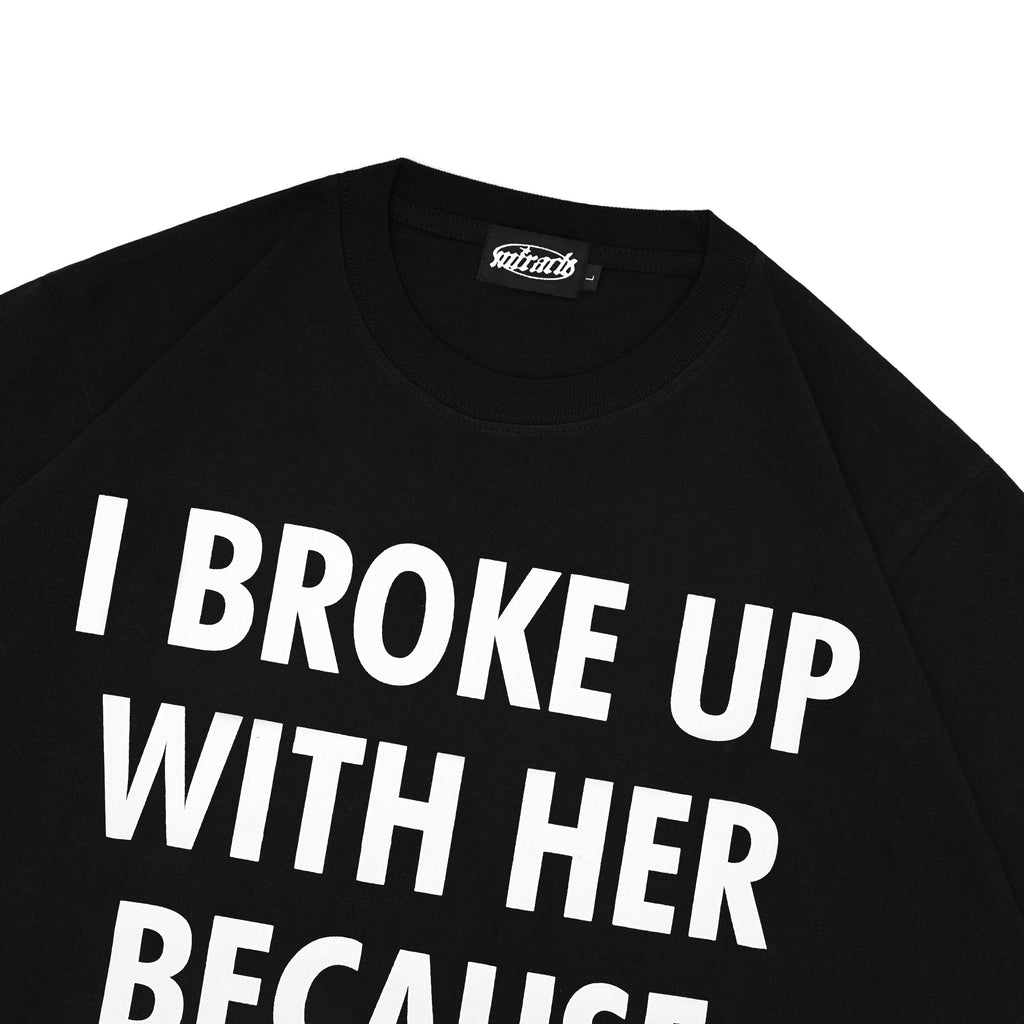 Miracle Mates - Broke Black Oversized T Shirt