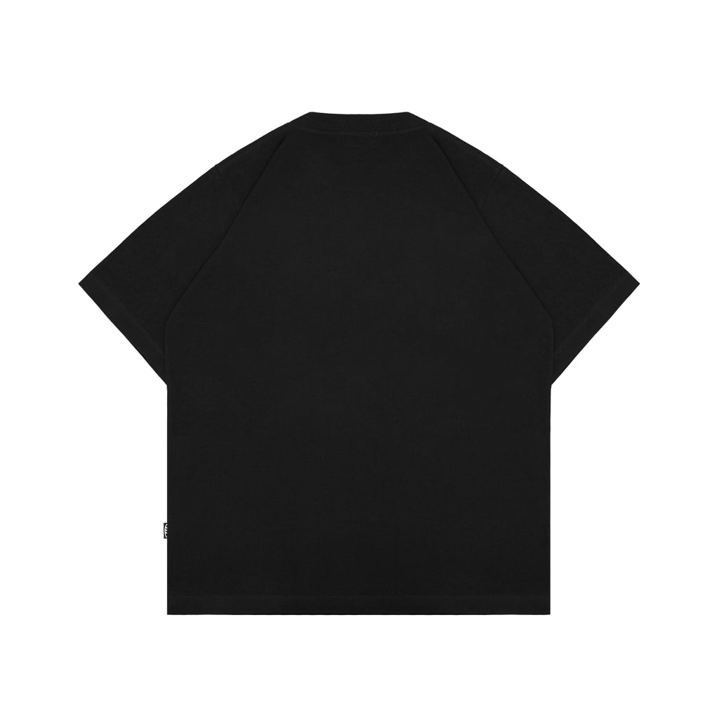 Miracle Mates - Visage Fullprint Black Oversized T Shirt