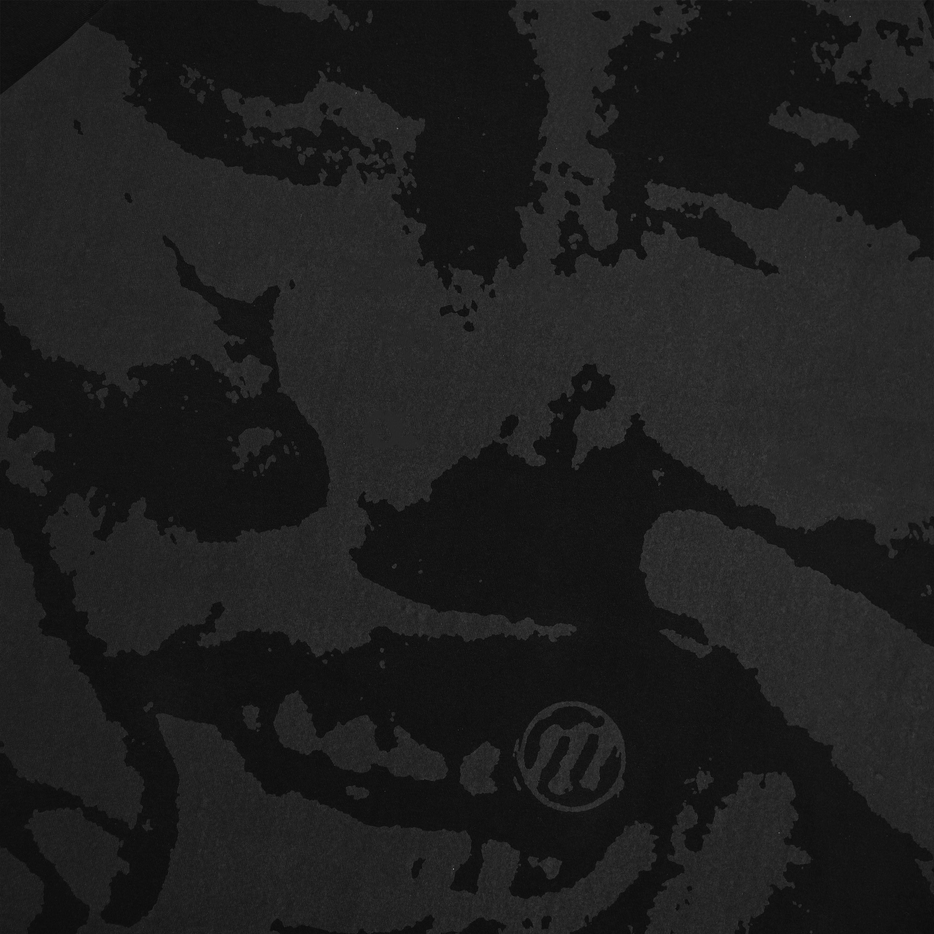 Miracle Mates - Visage Fullprint Black Oversized T Shirt