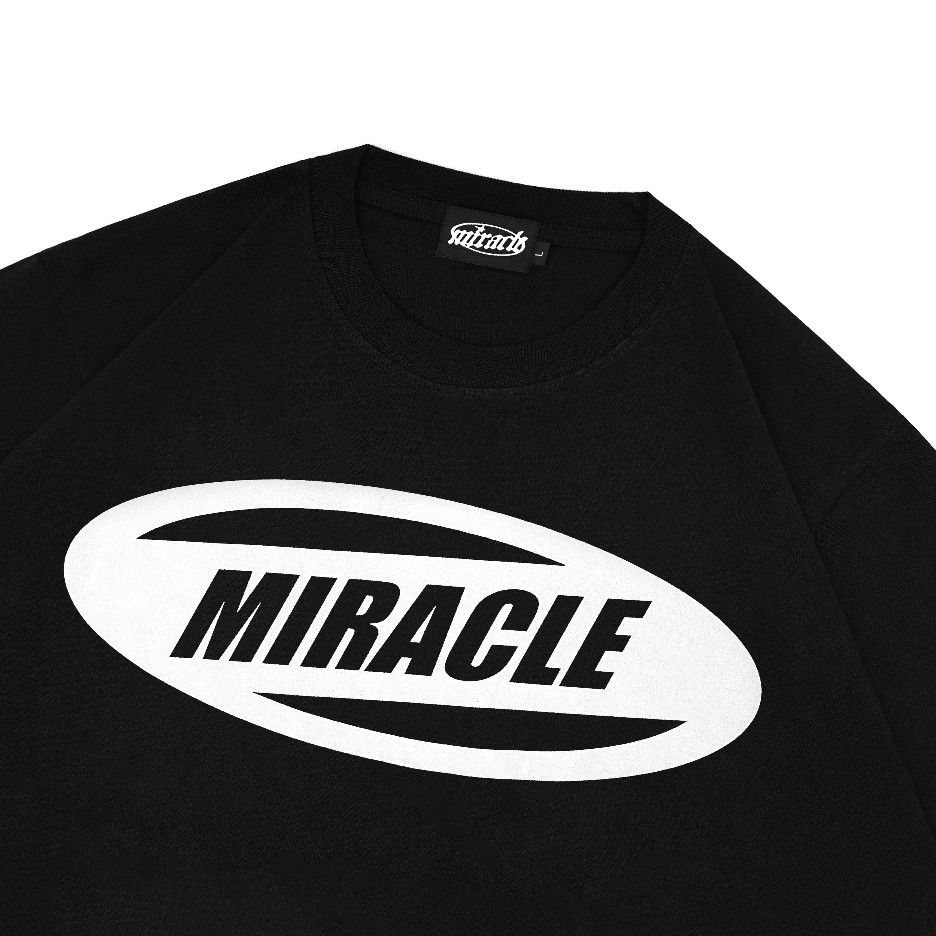 Miracle Mates - Rascal Black Oversized T Shirt