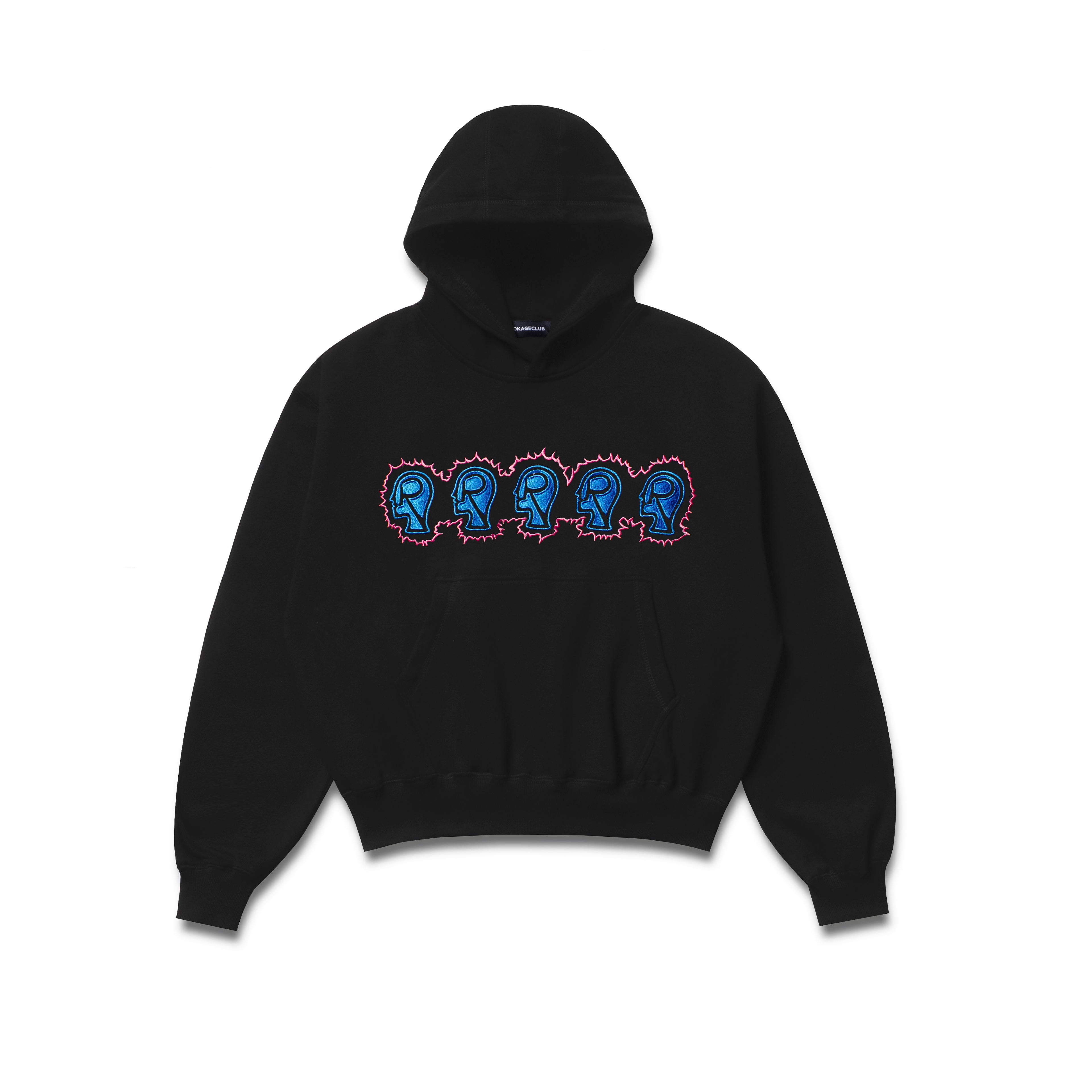 Rokage Club - Dancing Head Hoodie Boxy