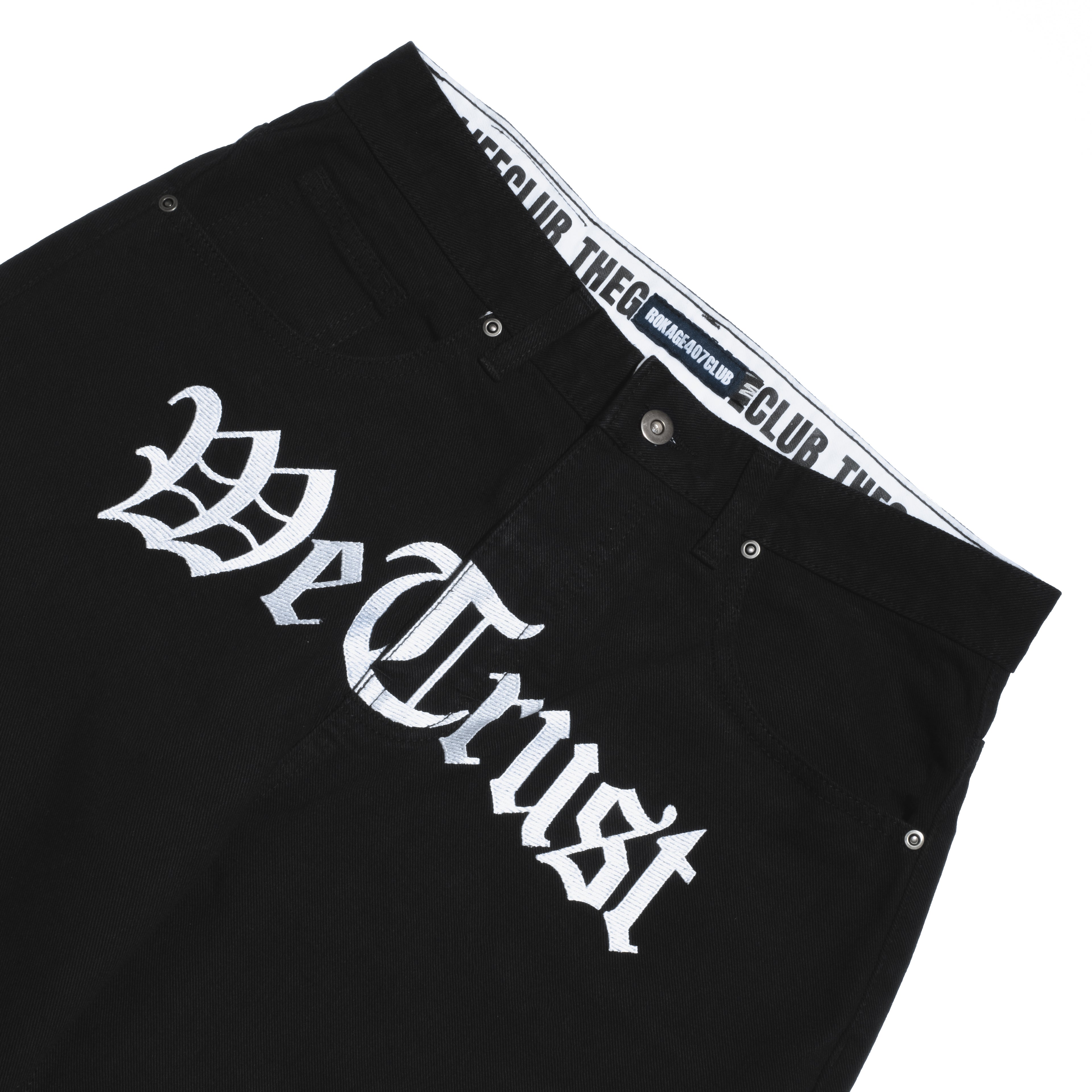 Rokage Club x 407 - RC407 Denim Pants Black