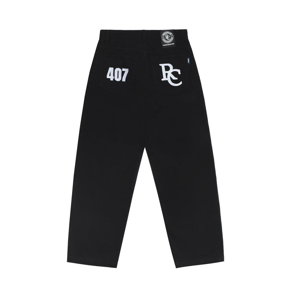 Rokage Club x 407 - RC407 Denim Pants Black