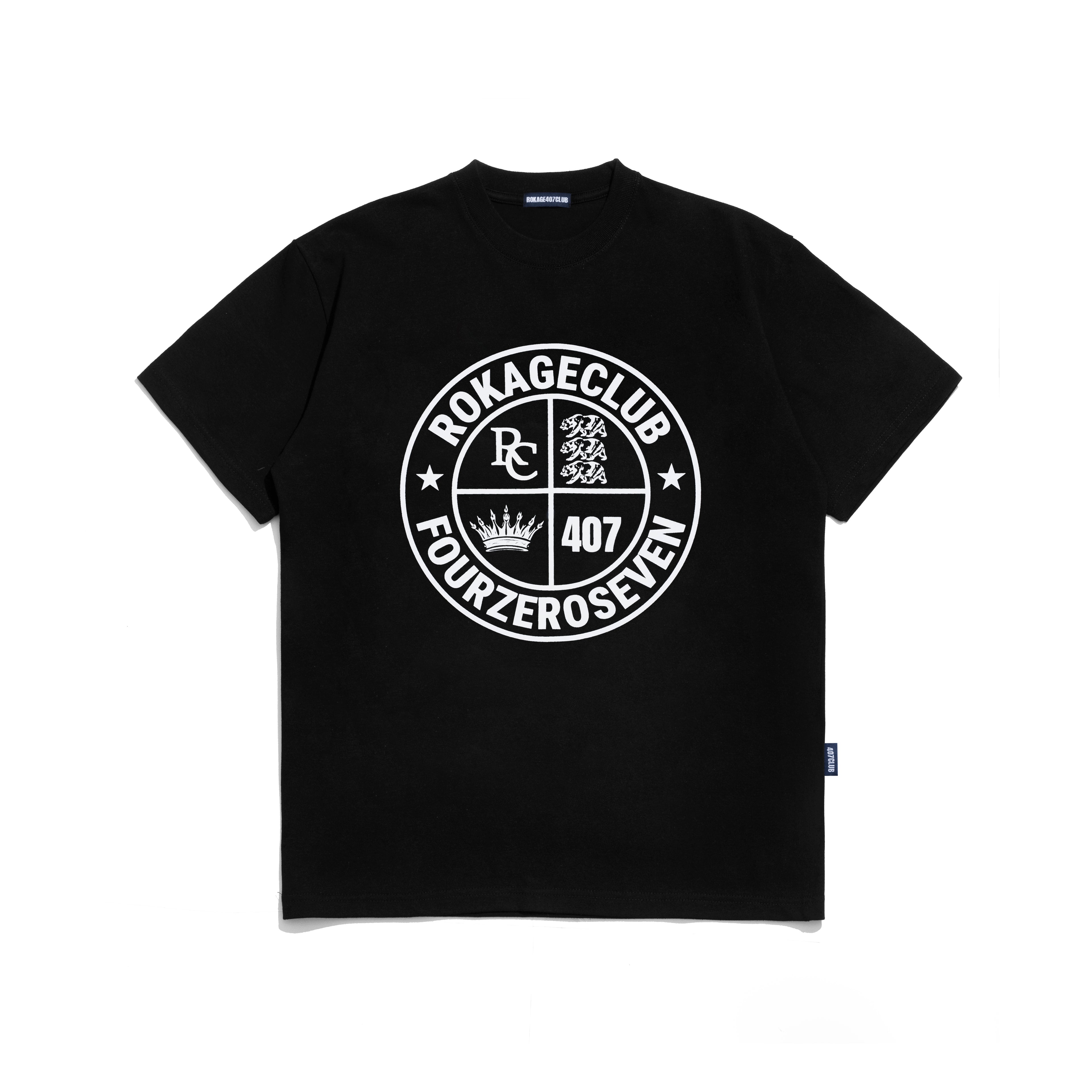 Rokage Club x 407 - RC407 TShirt Black