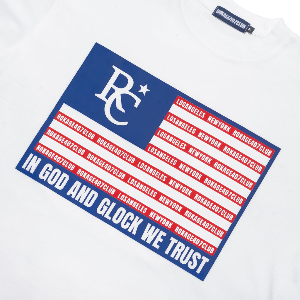 Rokage Club x 407 - RC407 TShirt White