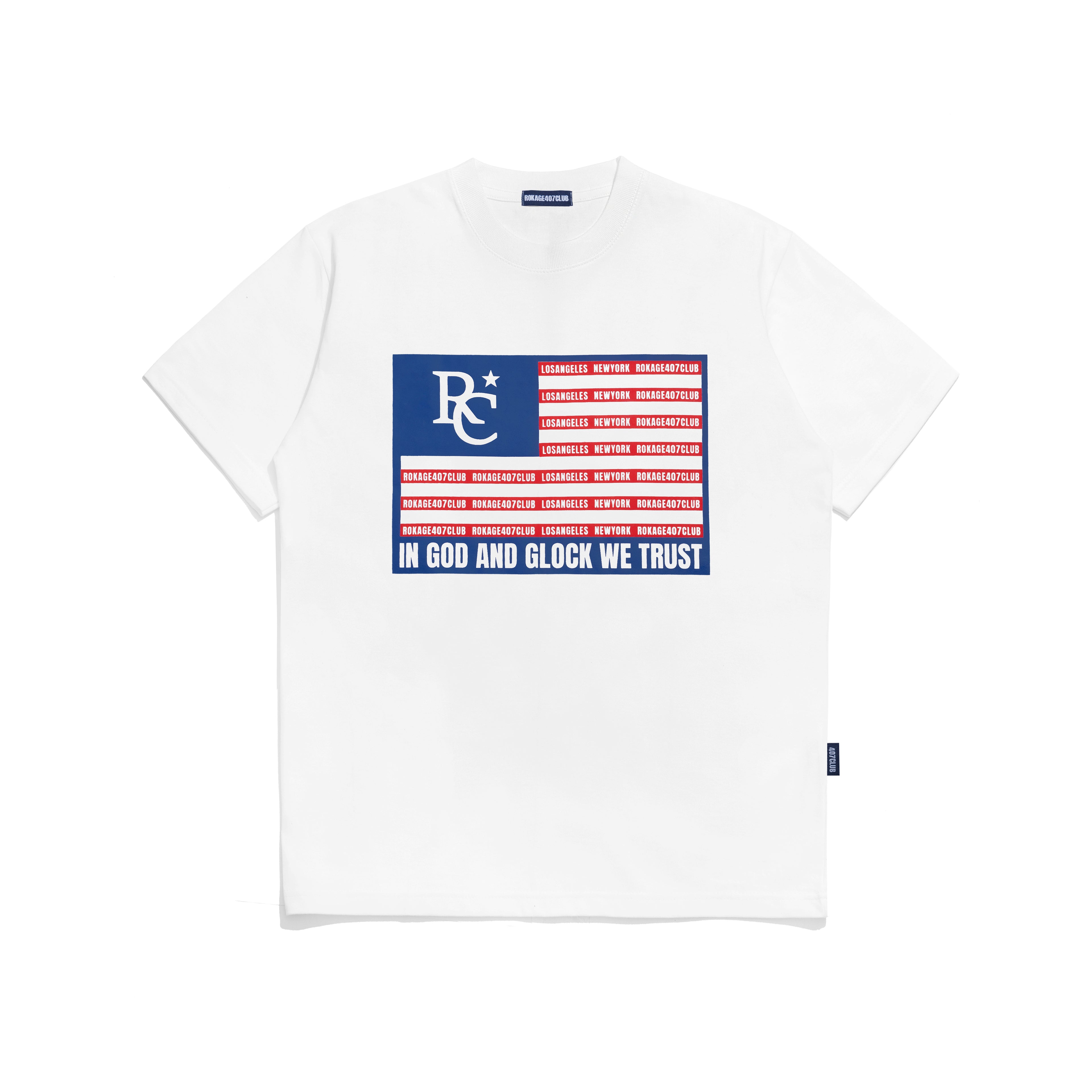 Rokage Club x 407 - RC407 TShirt White