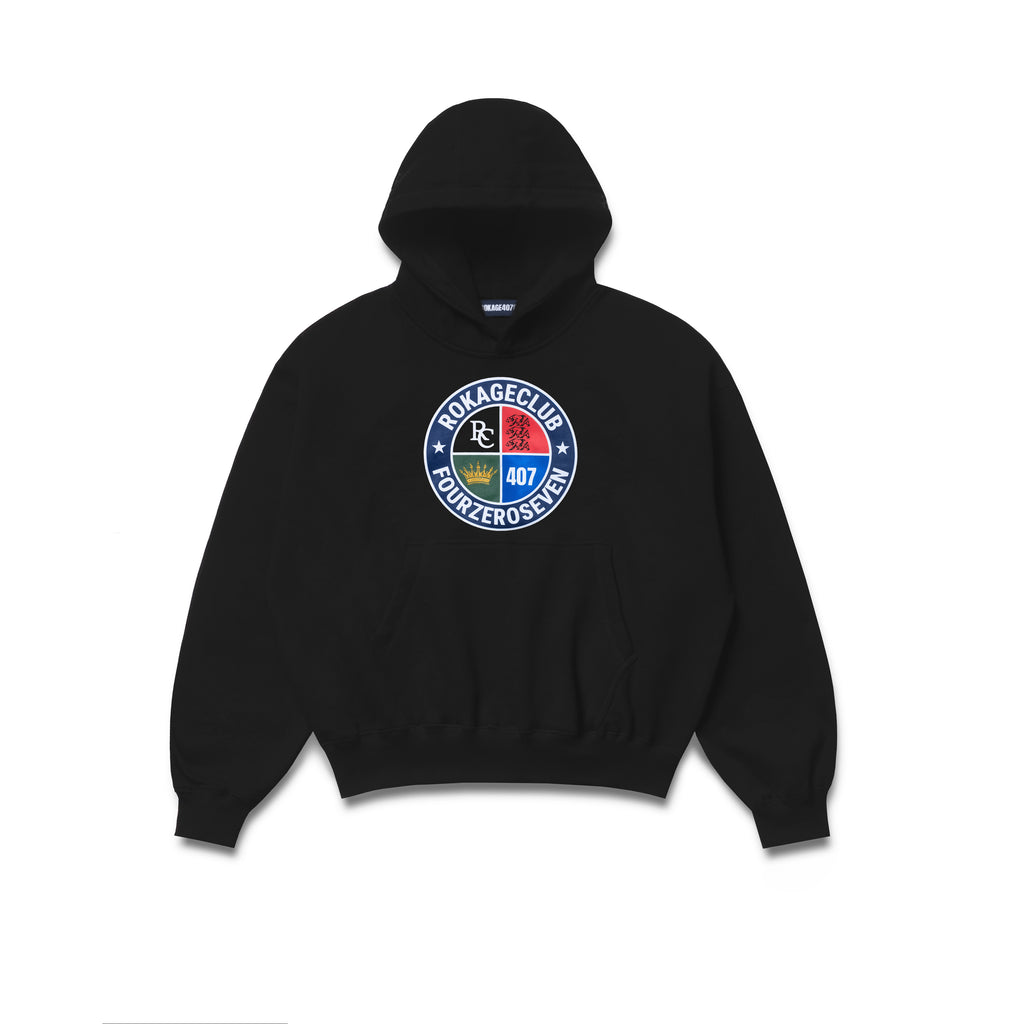 Rokage Club x 407 - RC407 Hoodie Black
