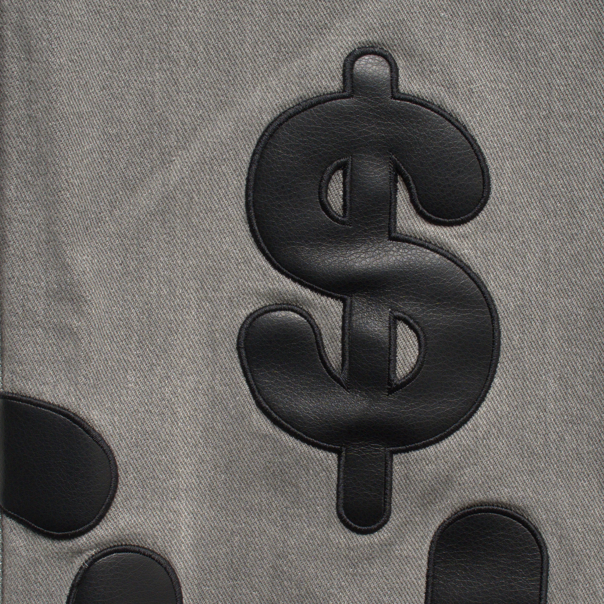 Chambre - Baggy Jeans Leather Absurd Grey