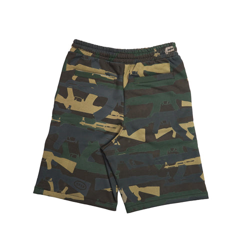 99 Clover - "CAMO V2" SHORTS (FOREST)